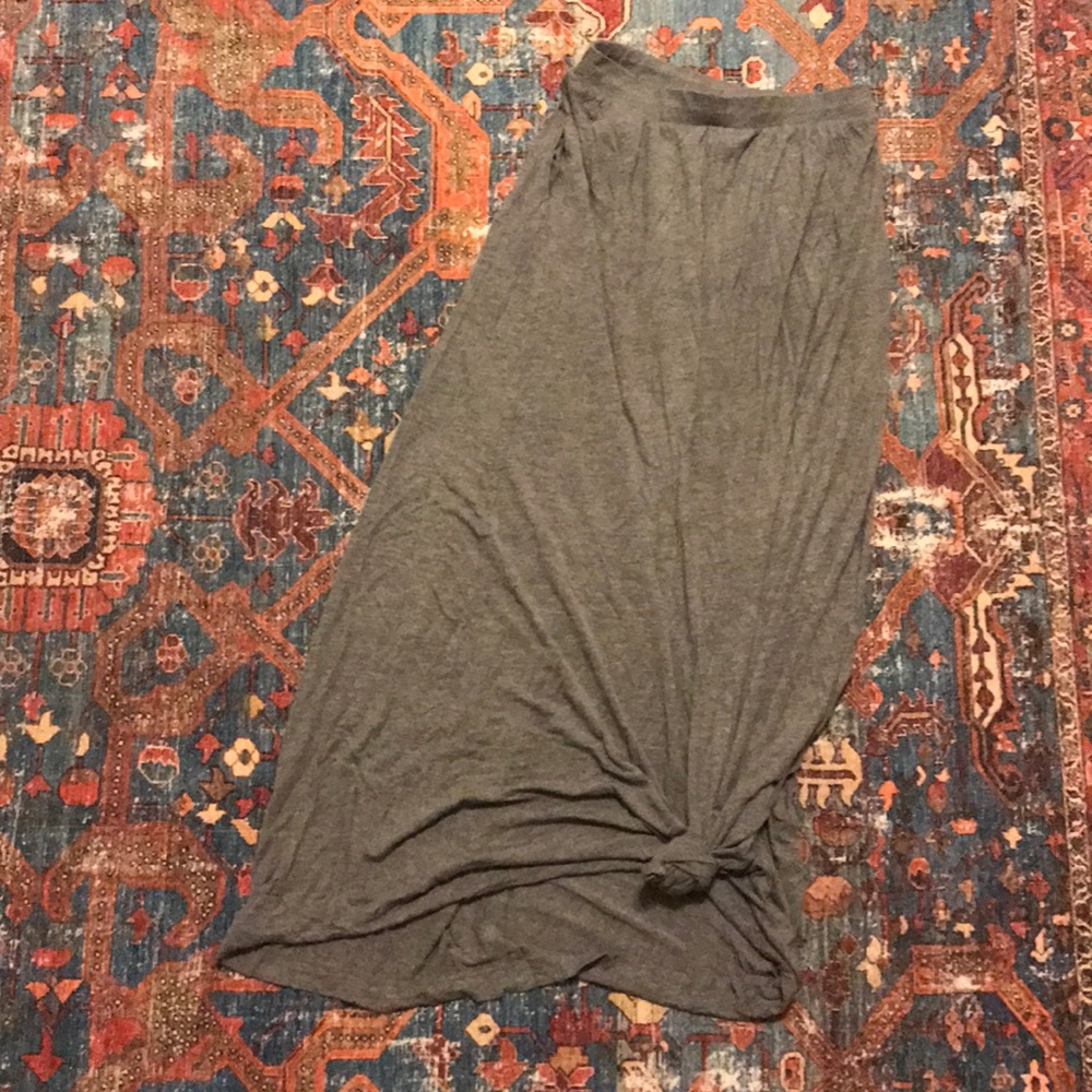 H&M Grey Maxi Skirt